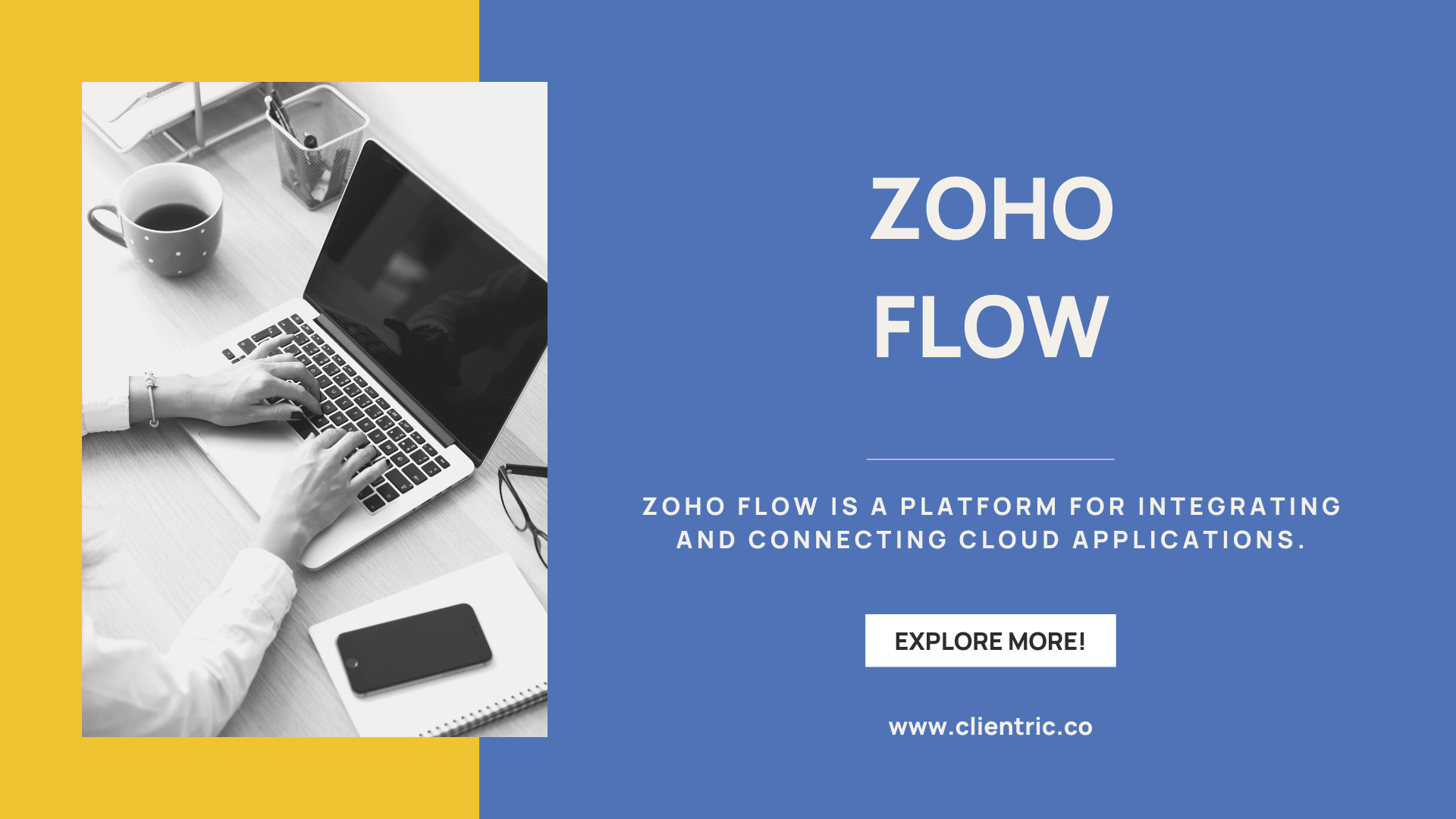 Zoho Flow: A platform for integrating and connecting cloud applications!
