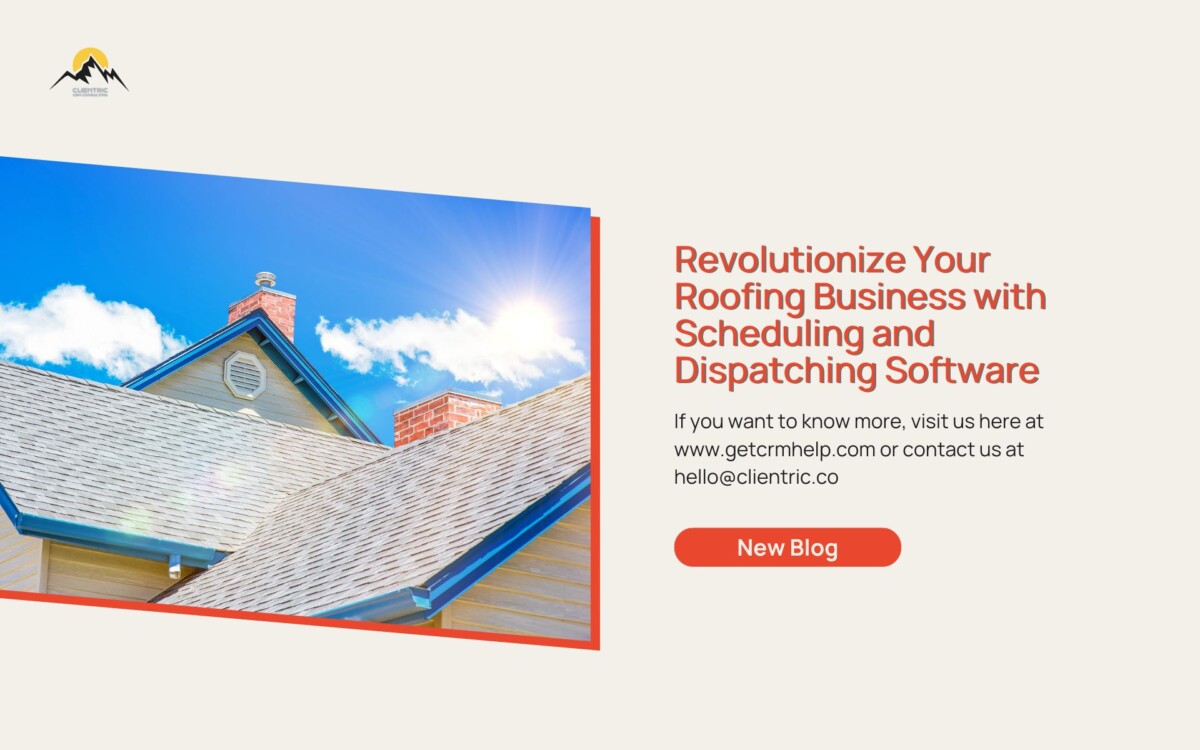 Scheduling and dispatching software to streamline the Roofing businesses!
