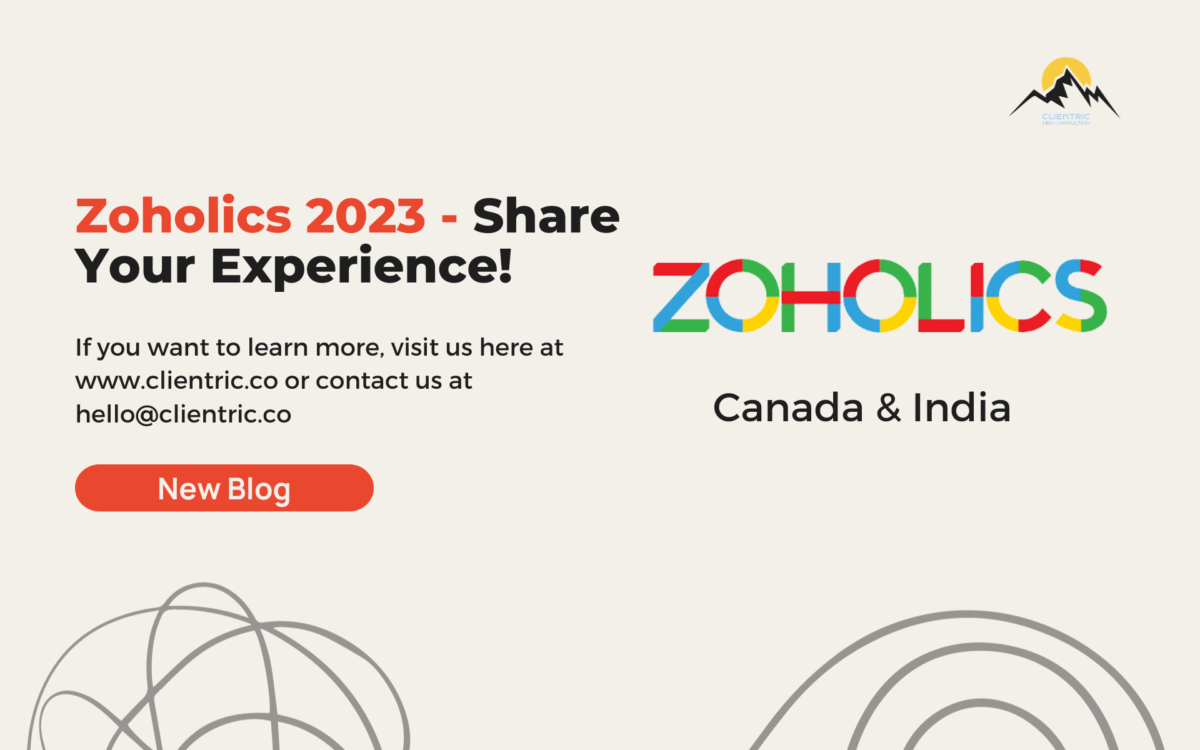 Zoholics 2023 – Share Your Experience